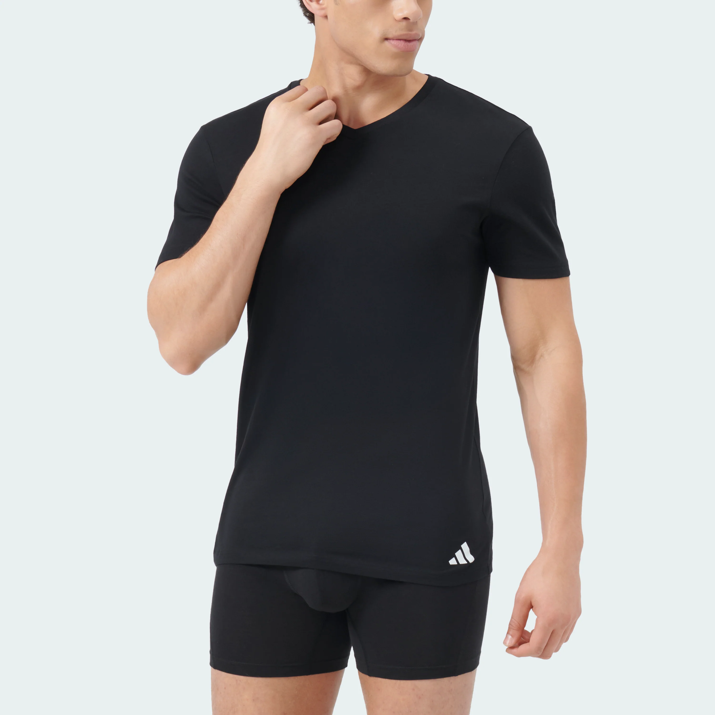 ACTIVE CORE COTTON V NECK T-SHIRT 3 PAIRS - Image 14