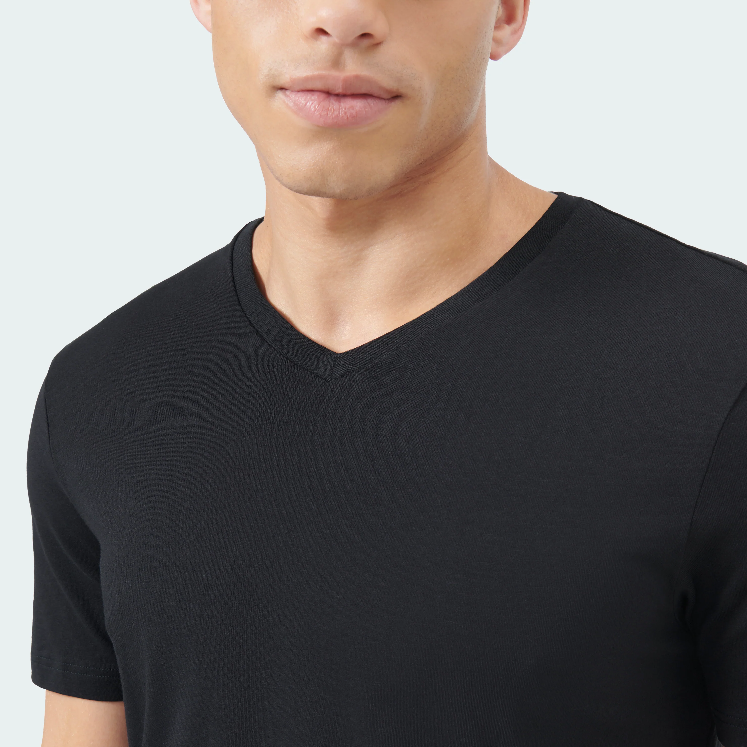 ACTIVE CORE COTTON V NECK T-SHIRT 3 PAIRS - Image 5
