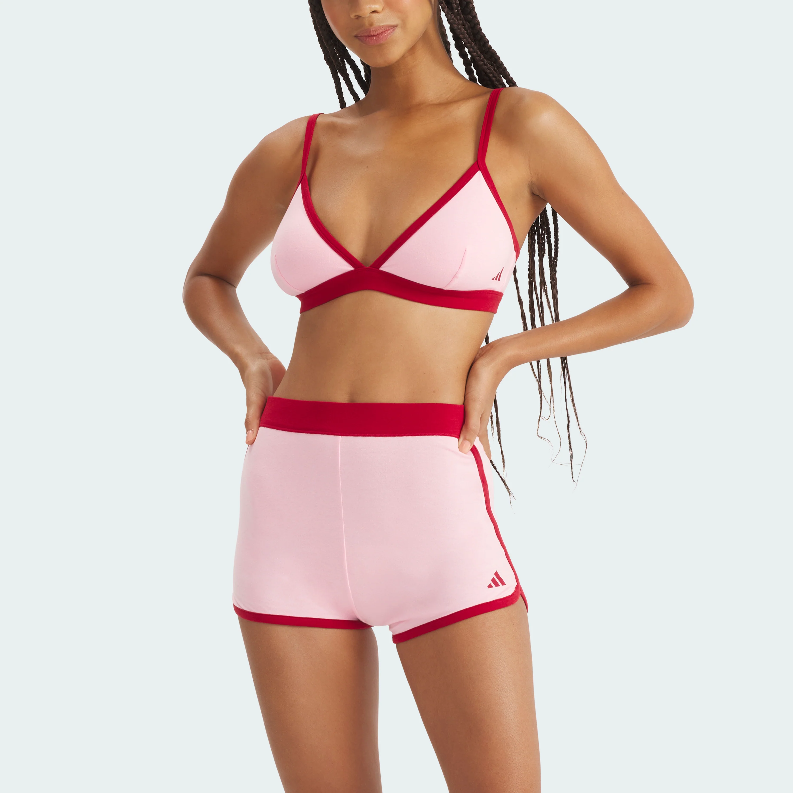 ACTIVE ESSENTIALS COTTON CONTRAST DOLPHIN SHORT - Image 6