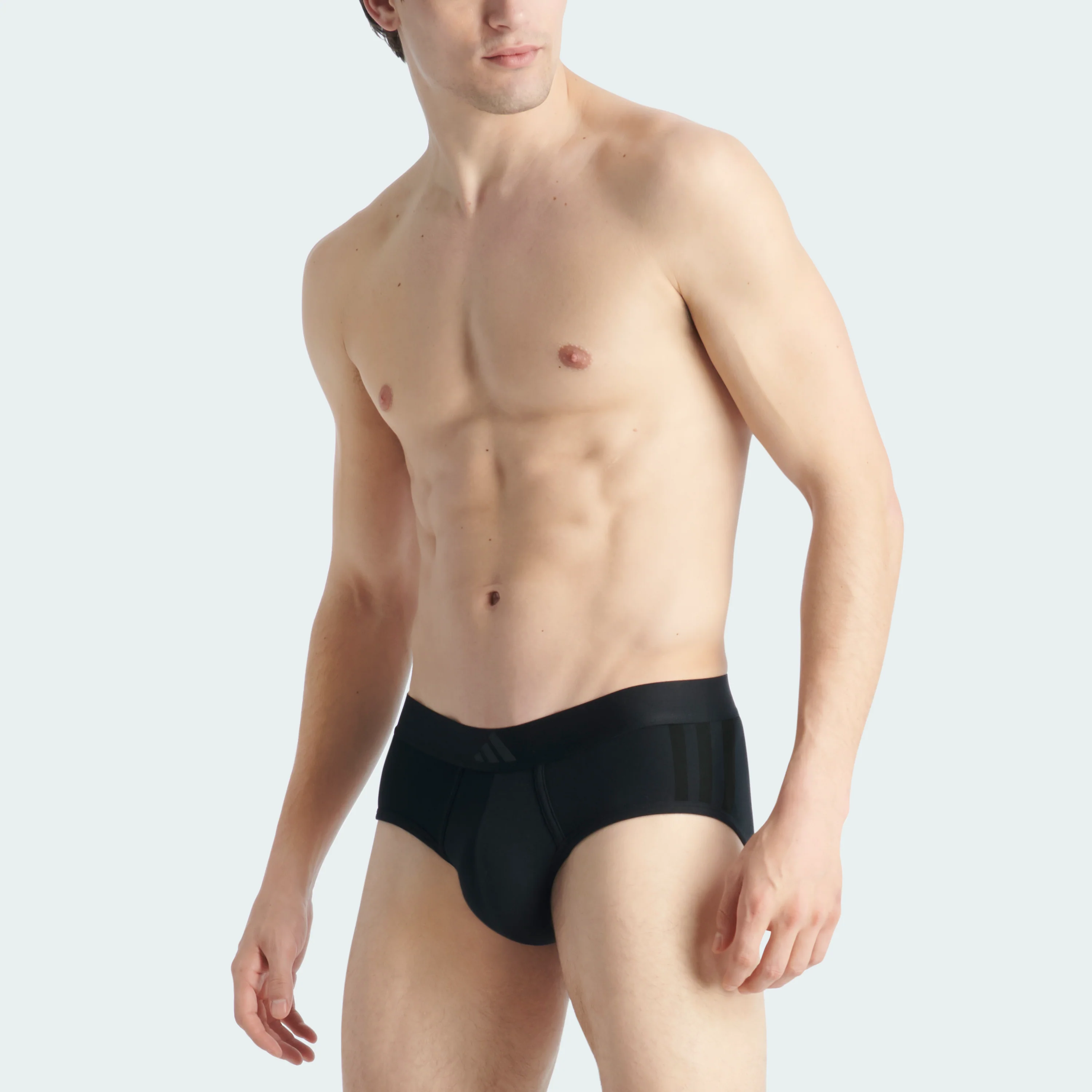 ACTIVE FLEX COTTON 3 STRIPES LOW RISE BRIEF 2 PAIRS - Image 12