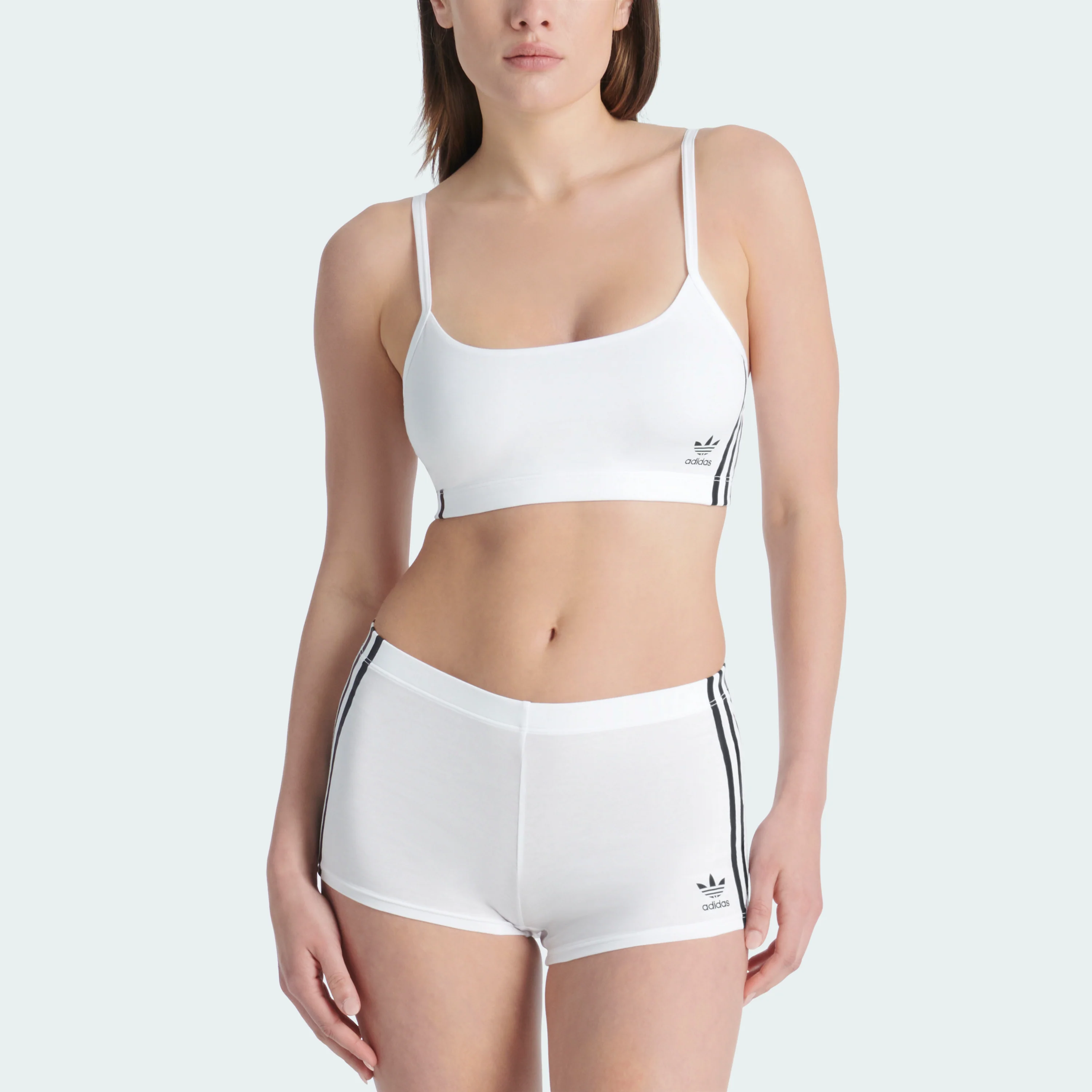 ADICOLOR COMFORT FLEX COTTON SCOOP BRALETTE - Image 12