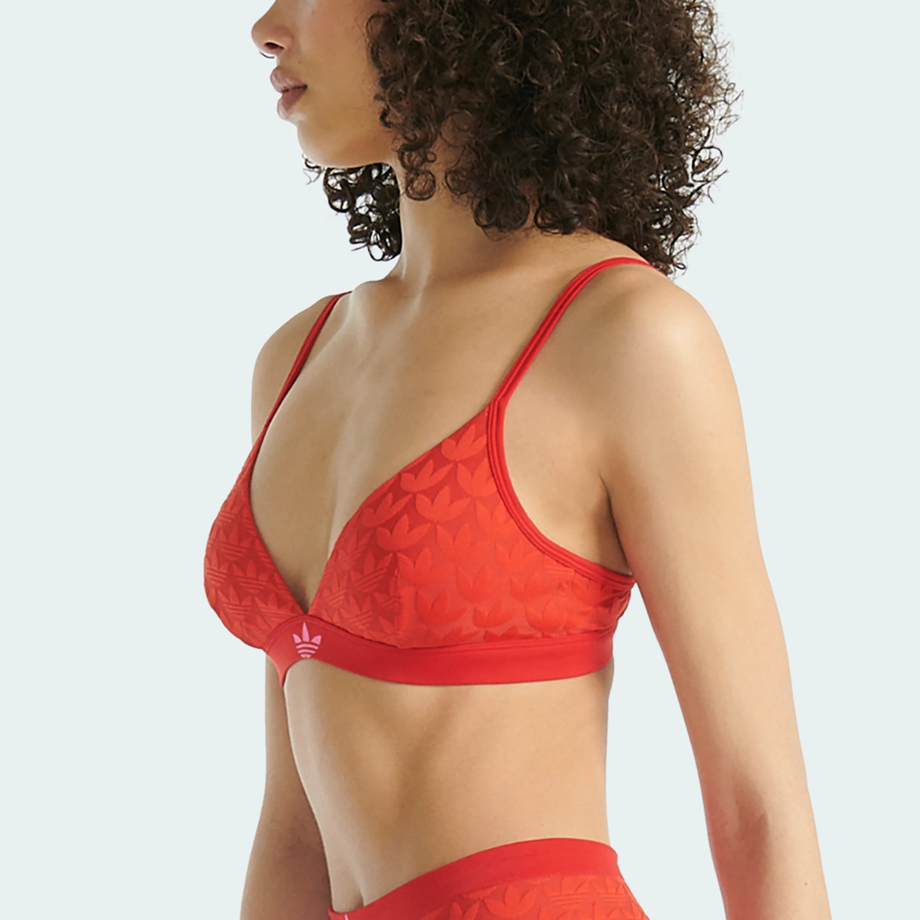 MICROTERROT MONOGRAM TRIANGLE BRALETTE - Image 2